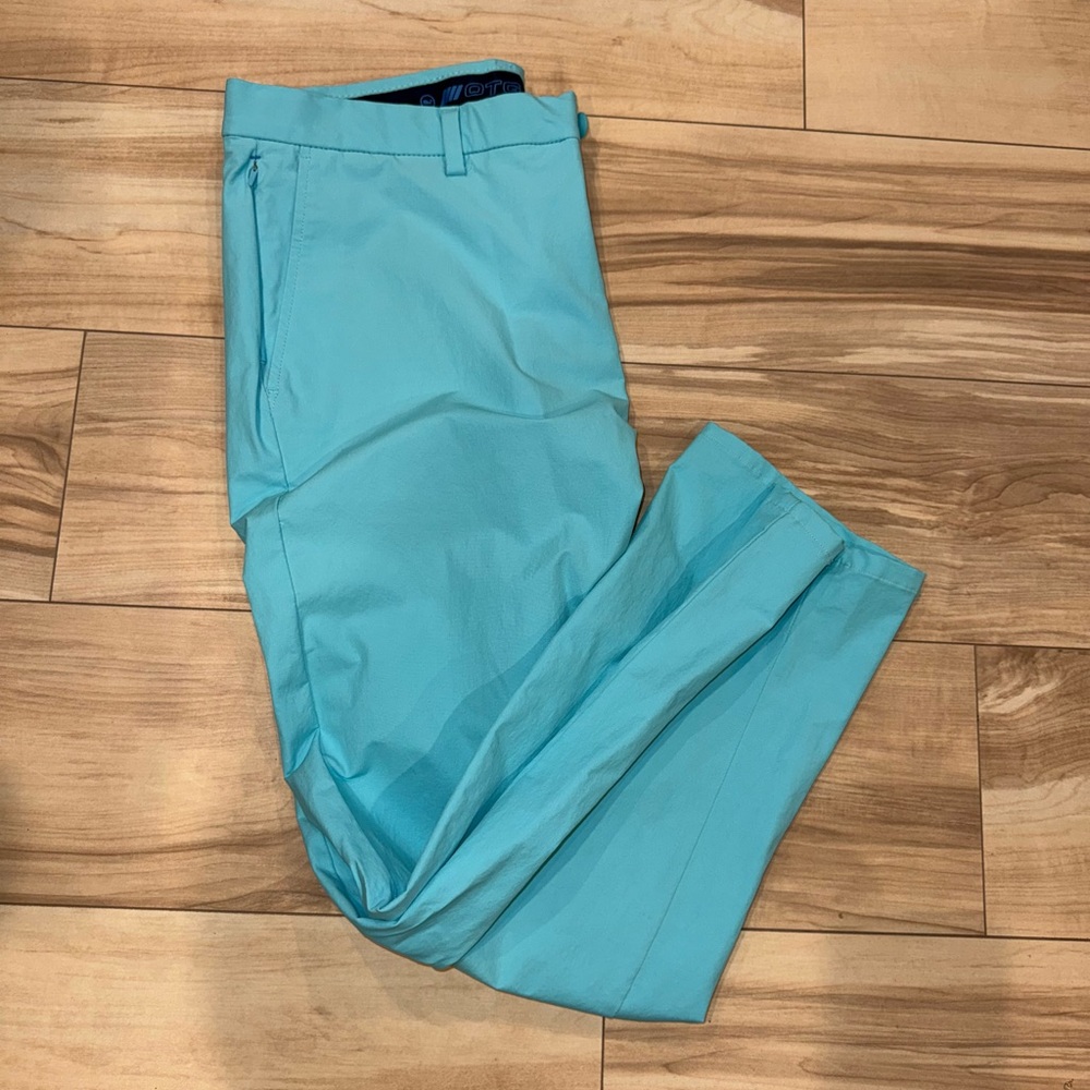 Vineyard Vines OTG Men’s Pants Size 34/30 like new - bright blue/robins egg blue